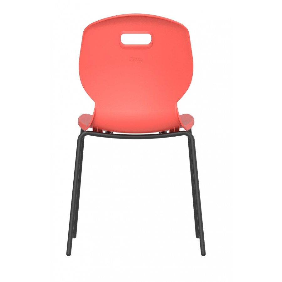 Arc Four Leg Classroom / Visitor Chair With Brace